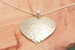 Artie Yellowhorse Sterling Silver Heart Pendant